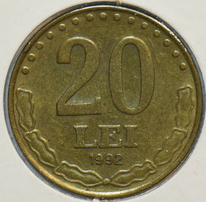 Romania 1992 20 Lei 152110 combine shipping