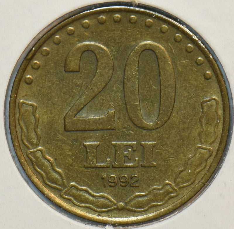 Romania 1992 20 Lei 152110 combine shipping