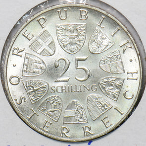 Austria 1967 25 schilling 293662 combine shipping