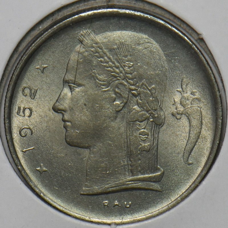 Belgium 1952 Franc 195877 combine shipping