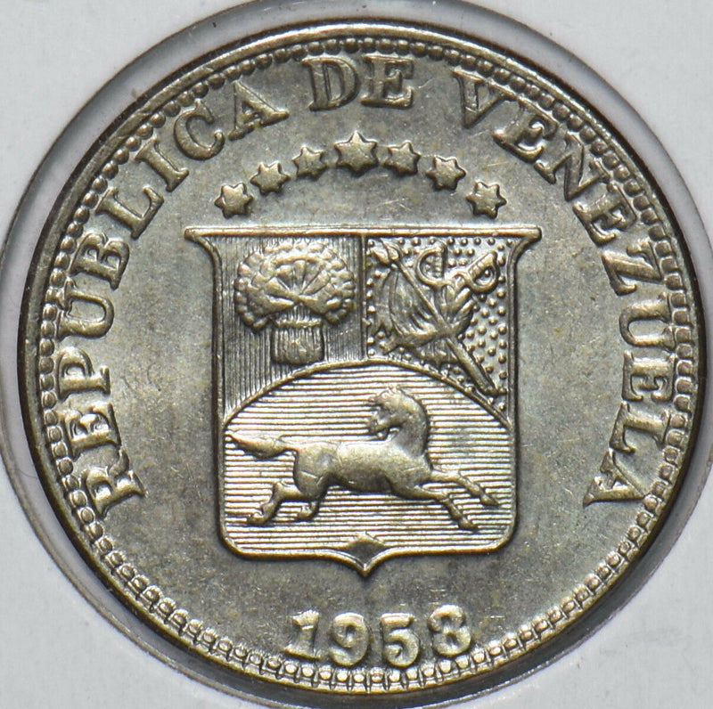 Venezuela 1958 12 1/2 Centimos Horse animal 296428 combine shipping