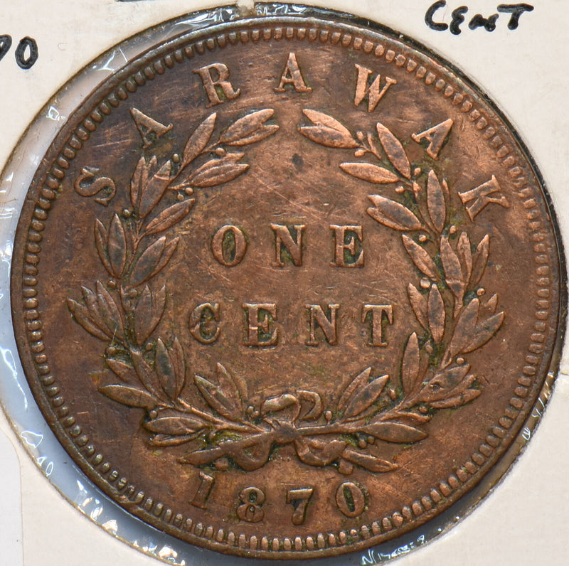 Sarawak 1870 Cent 192965 combine shipping