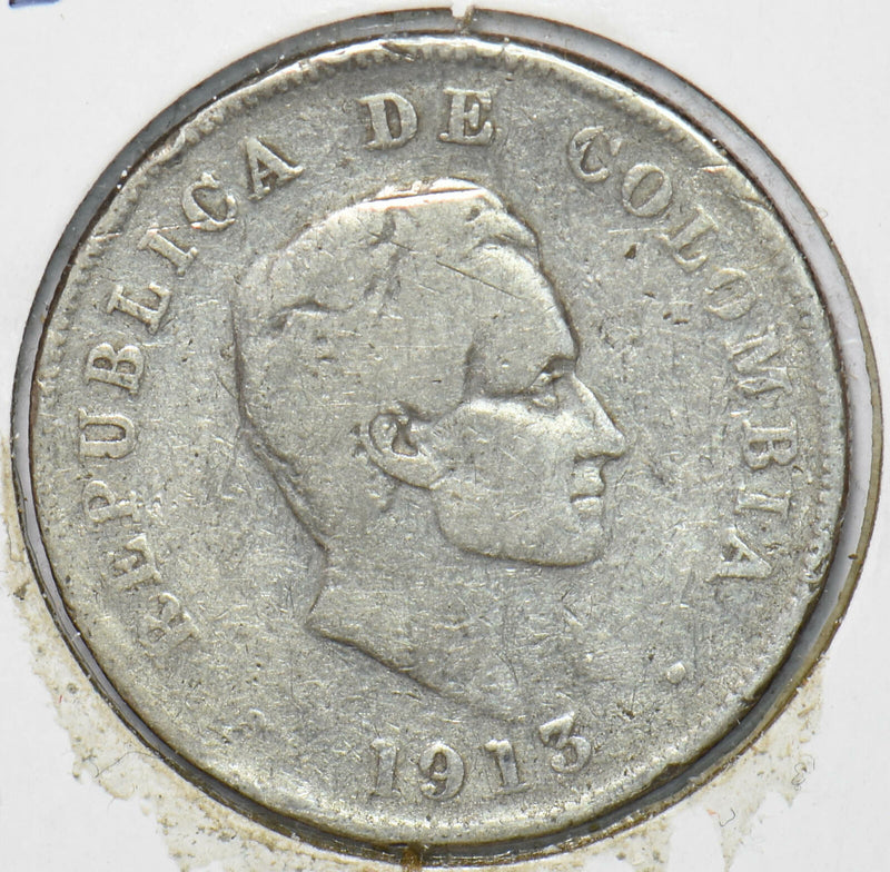 Colombia 1913 50 centavos 293652 combine shipping