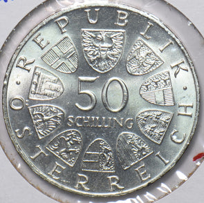 Austria 1966 50 schilling 293674 combine shipping