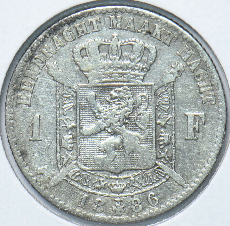 Belgium 1886 Franc Lion animal 193030 combine shipping