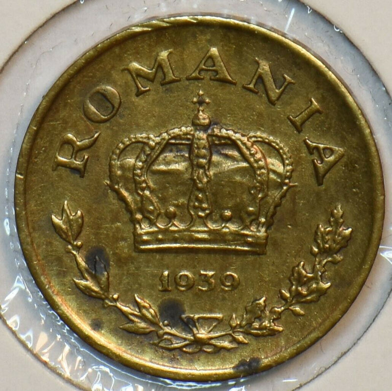 Romania 1939 Leu 195982 combine shipping