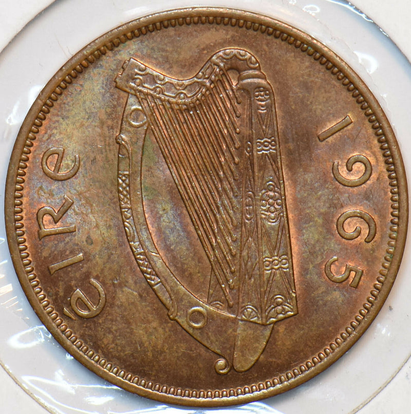Ireland 1965 Penny Hen with Chicks animal 151541 combine shipping