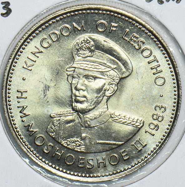 thumbnail image 2 of Lesotho 9-Piece UNC Coin Set – 1, 2, 5, 10, 20, 50 Lisente & 1, 2, 5 Maloti (1992-2010) 2 of 3