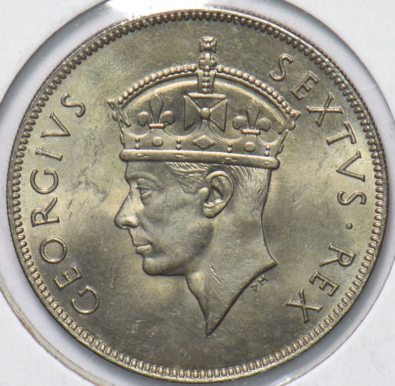 East Africa 1952 Shilling Lion animal 293968 combine shipping