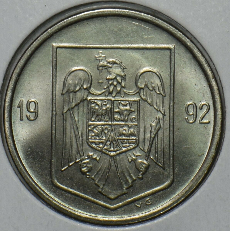 Romania 1992 5 Lei 195951 combine shipping