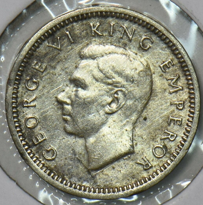 New Zealand 1940 3 Pence 152398 combine shipping