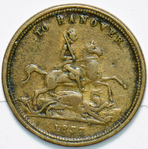 Great Britain 1862 Hanover Token Queen Victoria 293440 combine shipping