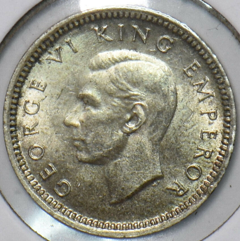 New Zealand 1943 3 Pence 195130 combine shipping