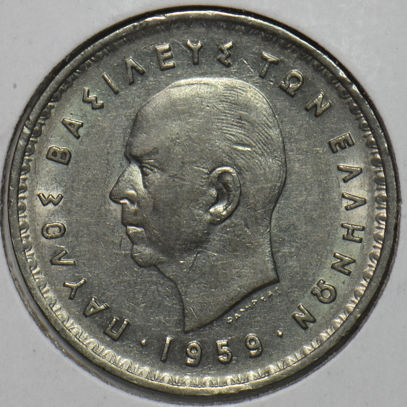 Greece 1959 10 Drachma 151837 combine shipping