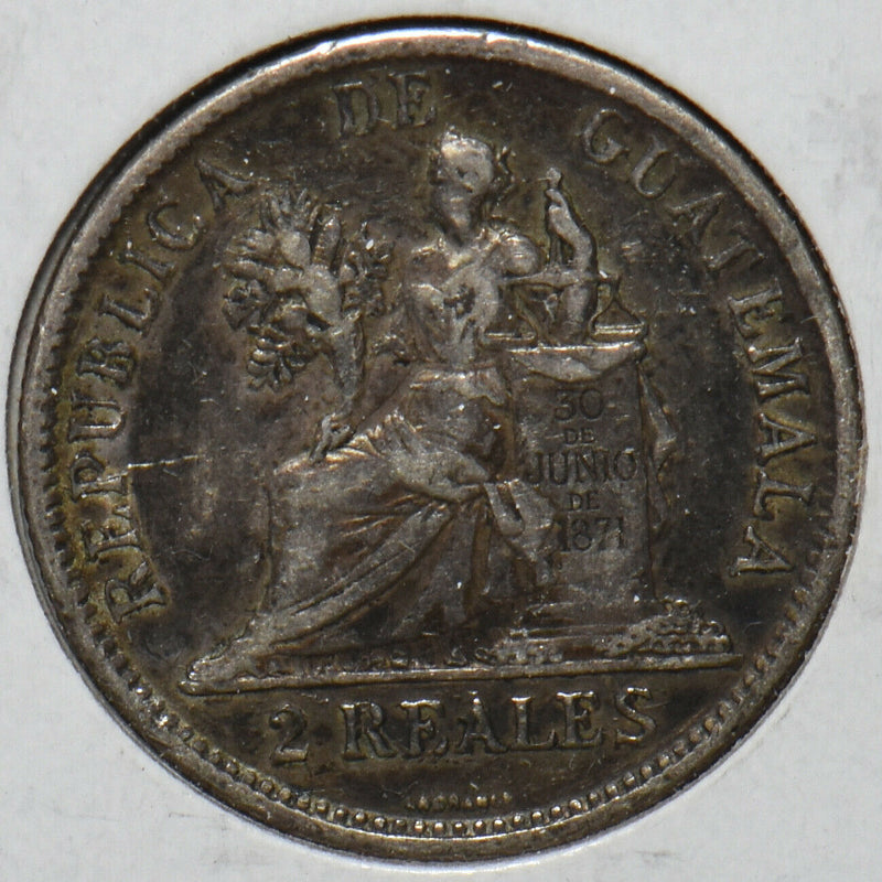 Guatemala 1898 2 Reales 195765 combine shipping