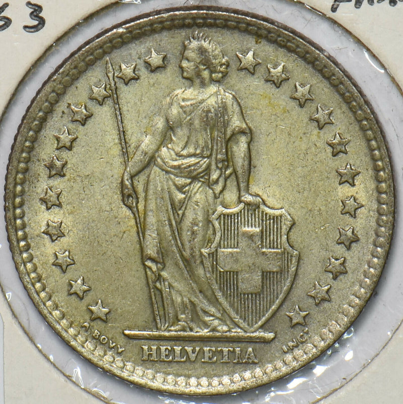 Switzerland 1963 2 Francs 195201 combine shipping