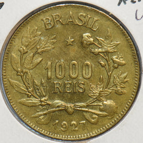 Brazil 1927 1000 Reis UNC 491097 combine shipping