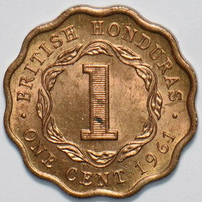 British Honduras 1961 Cent Queen Elizabeth II 293372 combine shipping