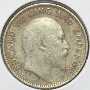 British India 1908 C 1/4 Rupee 193005 combine shipping