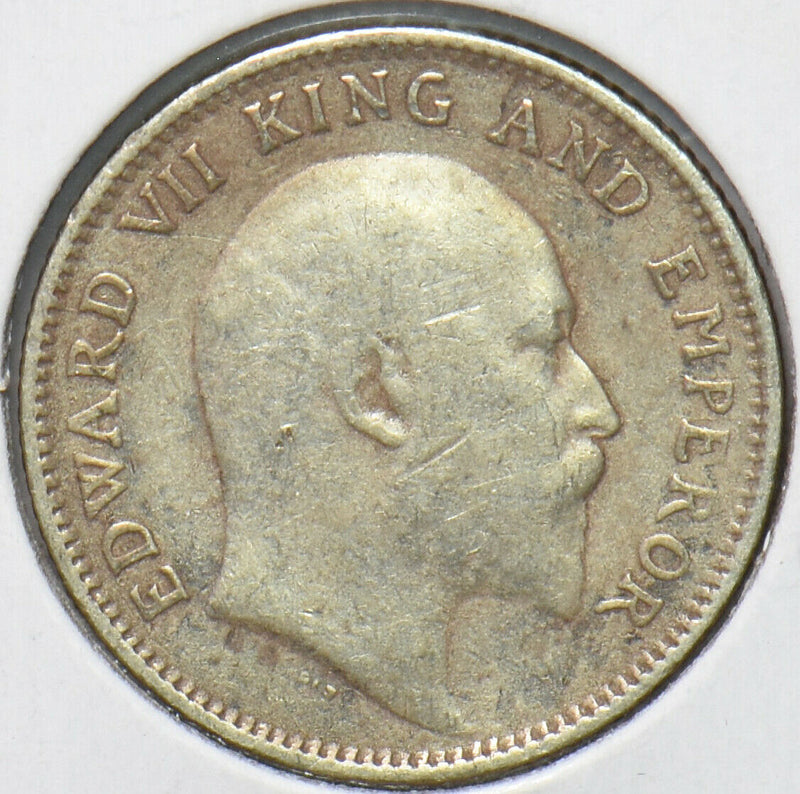 British India 1908 C 1/4 Rupee 193005 combine shipping