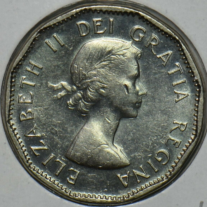 Canada 1958 5 Cents Beaver animal BU 152394 combine shipping