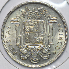 Spain 1949 5 Pesetas 296373 combine shipping