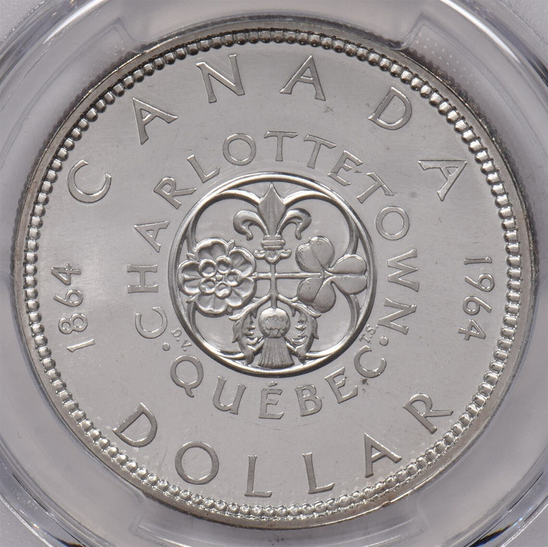 Canada 1964 Dollar PCGS PL 66 DCAM Confederation PI0205 combine shipping