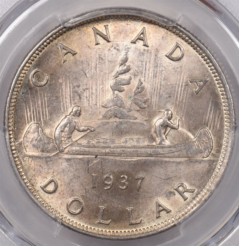 Canada 1937 Dollar PCGS MS 61 PI0203 combine shipping