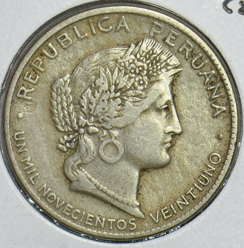 Peru 1921 20 Centavos 196669 combine shipping