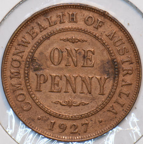 Australia 1927 Penny 296505 combine shipping