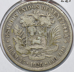 Venezuela 1926 5 Bolivares Horse animal 293983 combine shipping