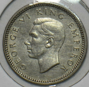 New Zealand 1939 3 Pence 152387 combine shipping