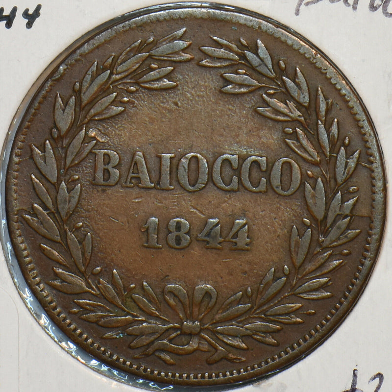 Vatican 1844 R Baiocco 491187 combine shipping