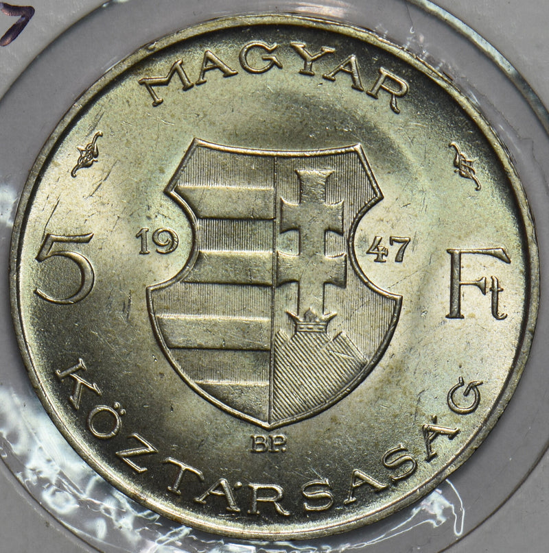 Hungary 1947 5 Forint 297030 combine shipping