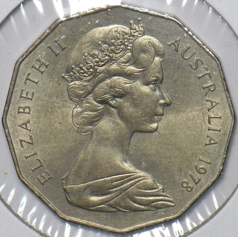 Australia 1978 50 Cents Kangaroo animal Emu 195204 combine shipping