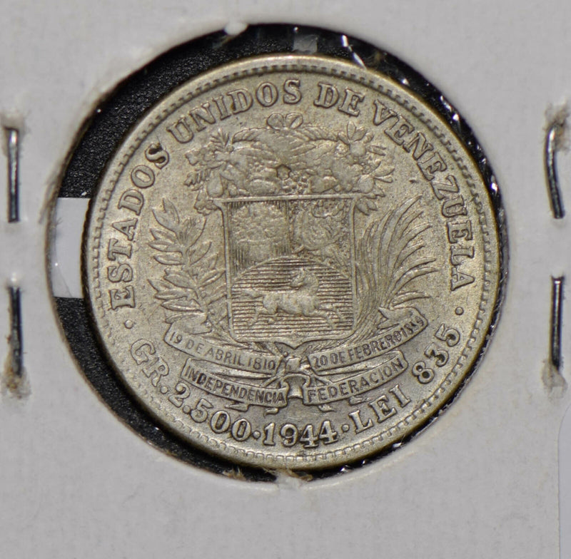Venezuela 1944 1/2 Bolivares Horse animal  290614 combine shipping