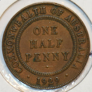 Australia 1929 1/2 Penny 195742 combine shipping