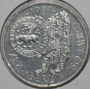 Germany 1987 10 Mark Eagle animal Bear 750th anniversary of Berlin 195156 combin