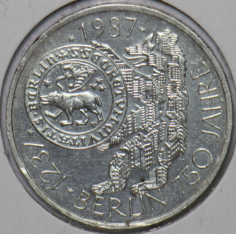 Germany 1987 10 Mark Eagle animal Bear 750th anniversary of Berlin 195156 combin