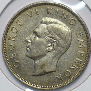 New Zealand 1941 1/2 Crown Ram animal George VI 192472 combine shipping