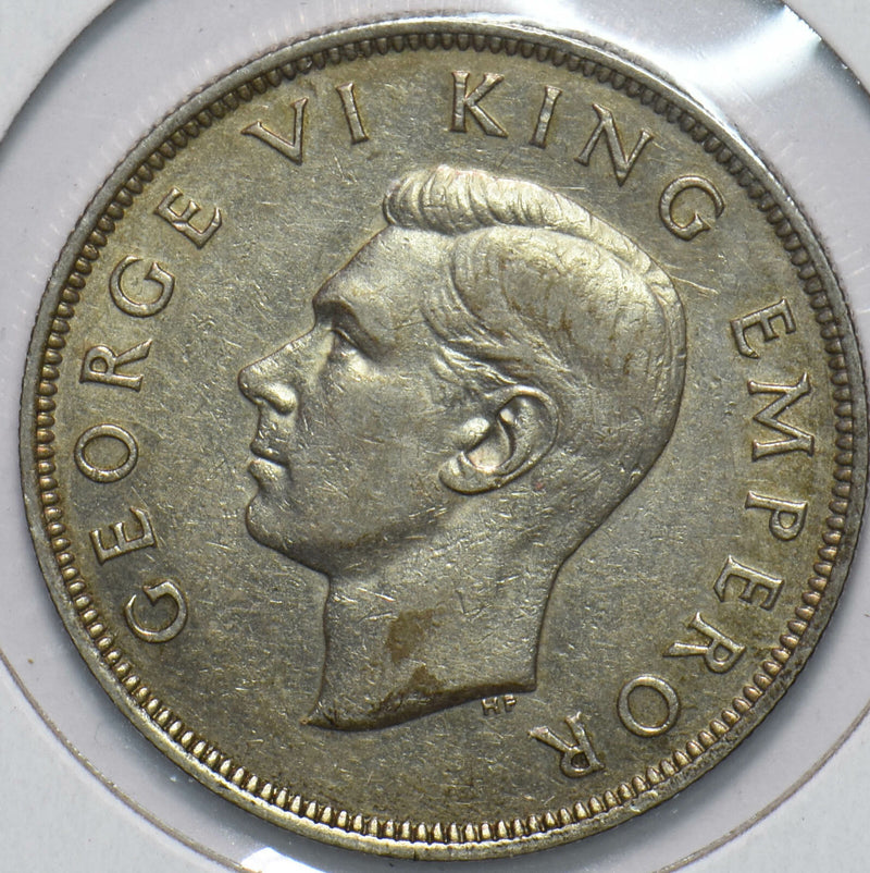 New Zealand 1941 1/2 Crown Ram animal George VI 192472 combine shipping