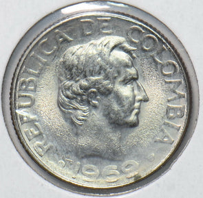 Colombia 1969 10 centavos 293649 combine shipping
