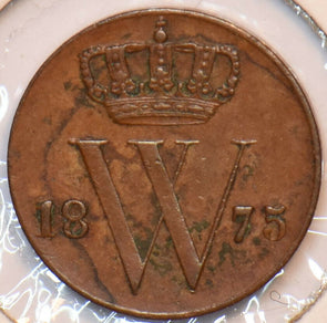 Netherlands 1875 1/2 Cent 296392 combine shipping