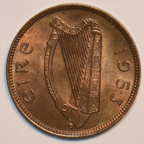 Ireland 1953 Farthing Woodcock animal 296879 combine shipping