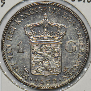 Netherlands 1939 Gulden Lion animal 491150 combine shipping