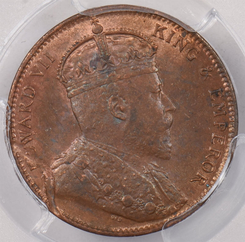 Ceylon 1910 Cent PCGS UNC PI0153 combine shipping