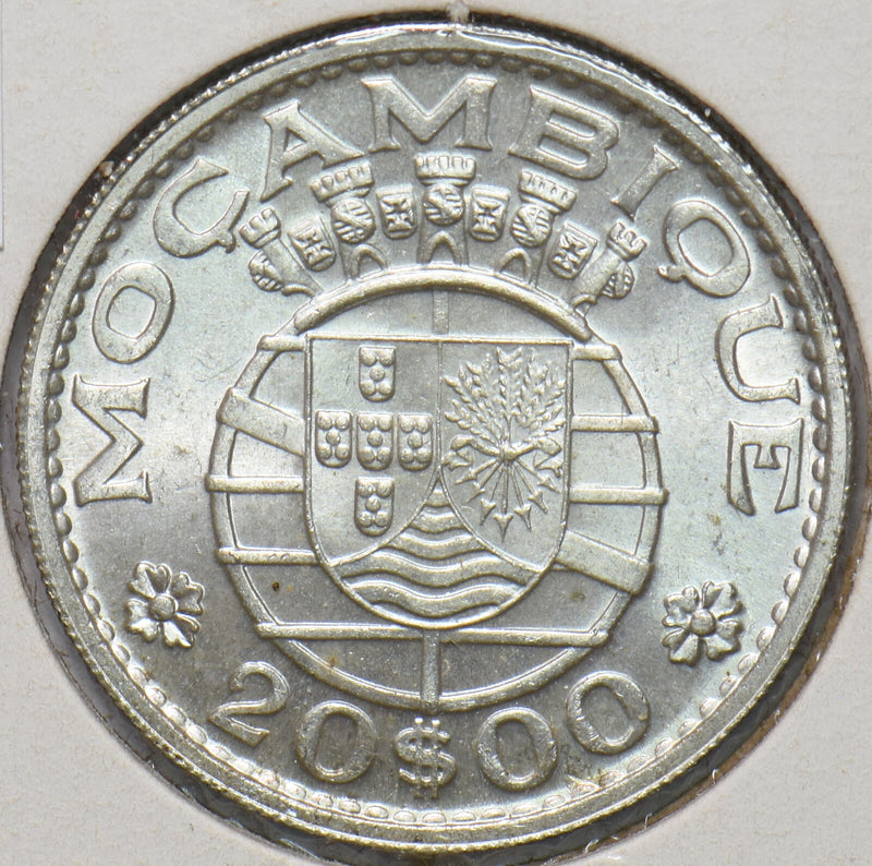 Mozambique 1960 Portugal 20 Escudos BU 293944 combine shipping