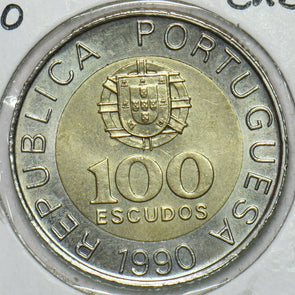 Portugal 1990 100 Escudos BU 196688 combine shipping