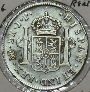 Peru 1816 ME YP 2 Reales 491057 combine shipping