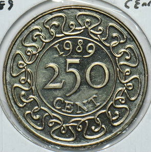 Suriname 1989 250 Cents 190685 combine shipping